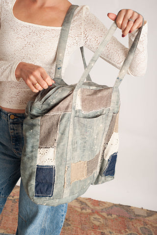 Patchwork Boho Tote Bag