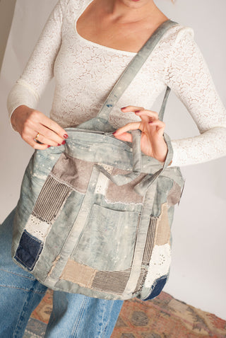 Patchwork Boho Tote Bag