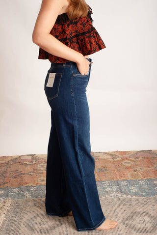 Flying Bird Wide Leg Jeans