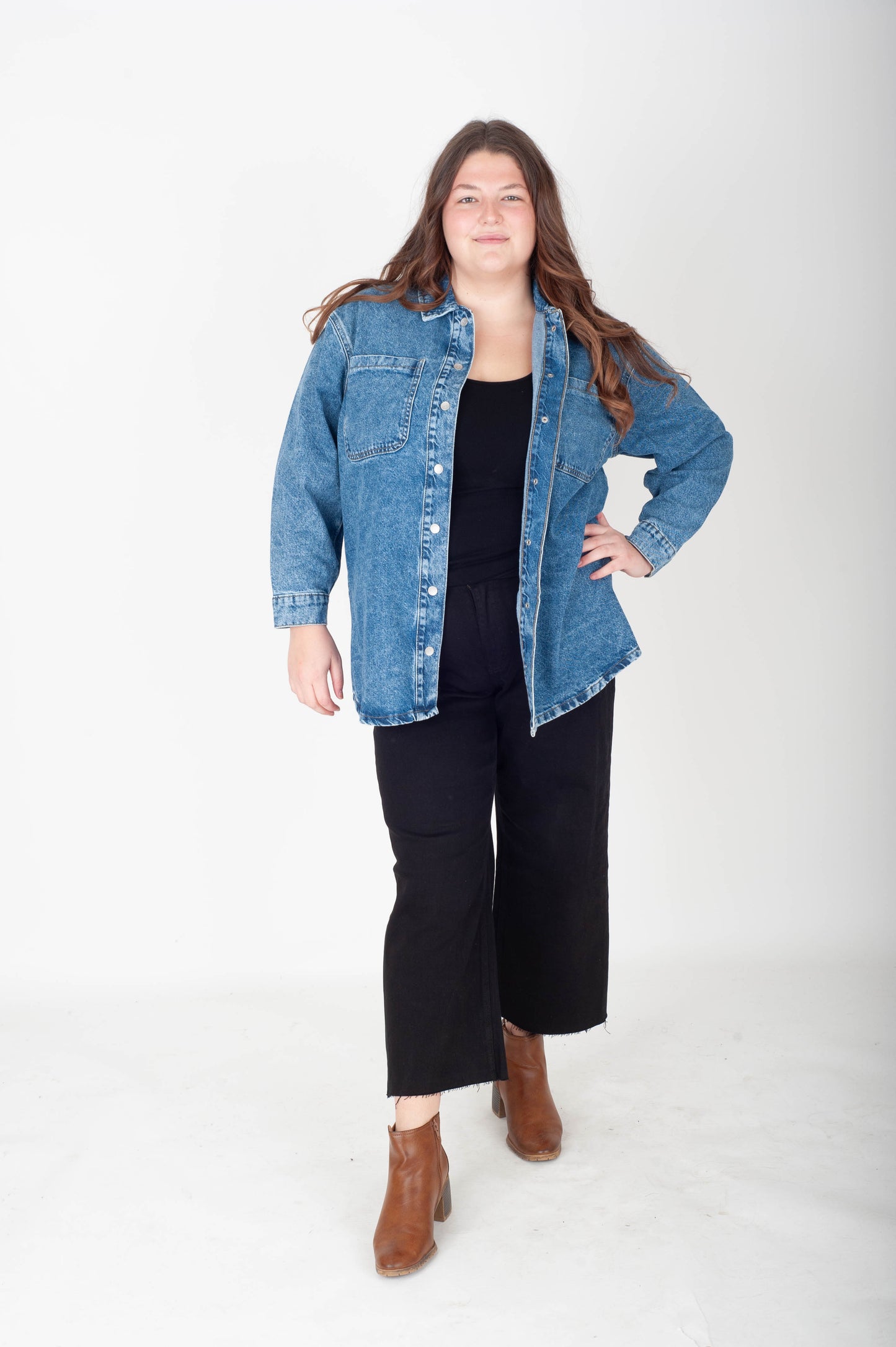 Curvy Alva Denim Jacket