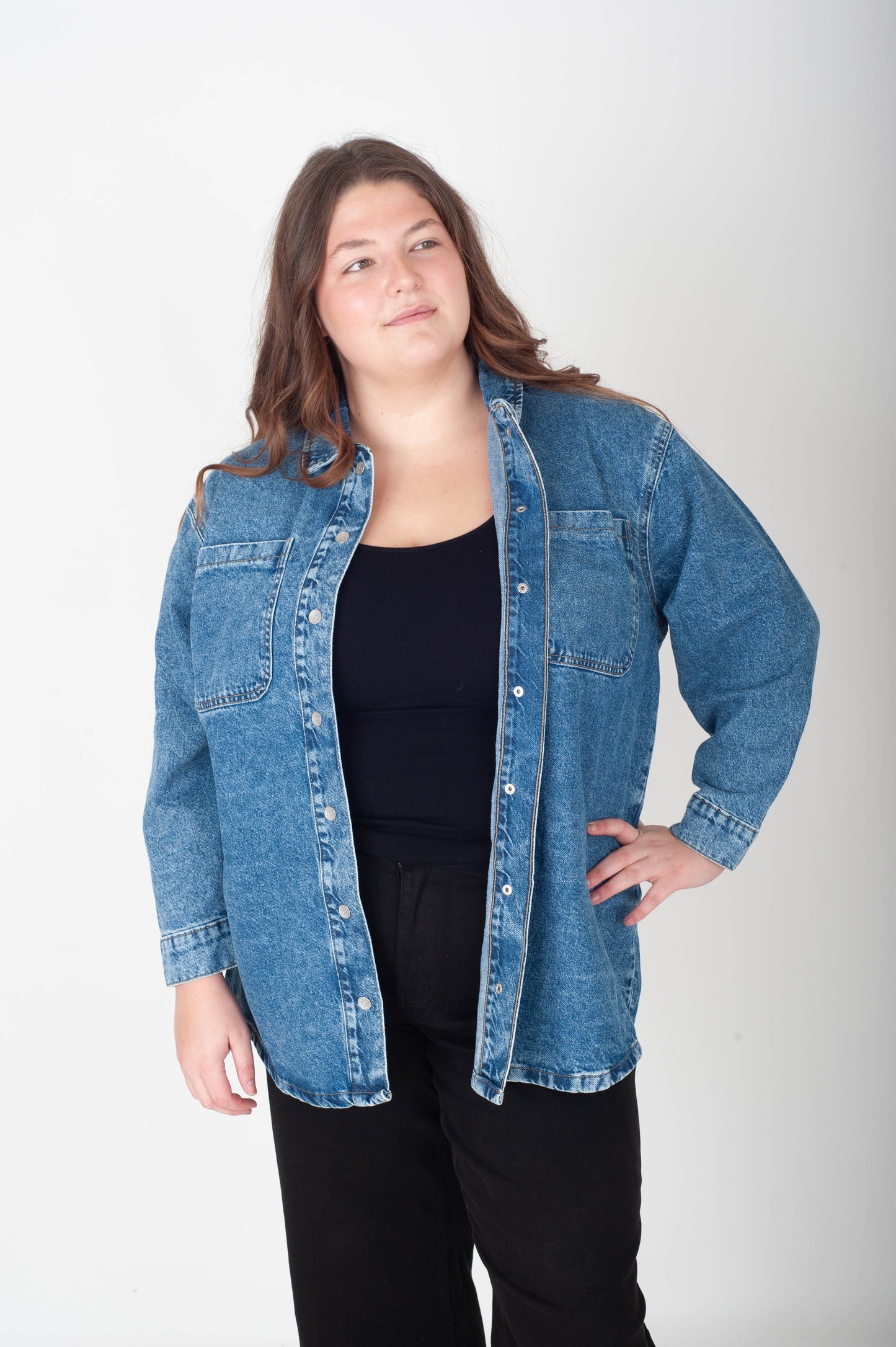 Curvy Alva Denim Jacket
