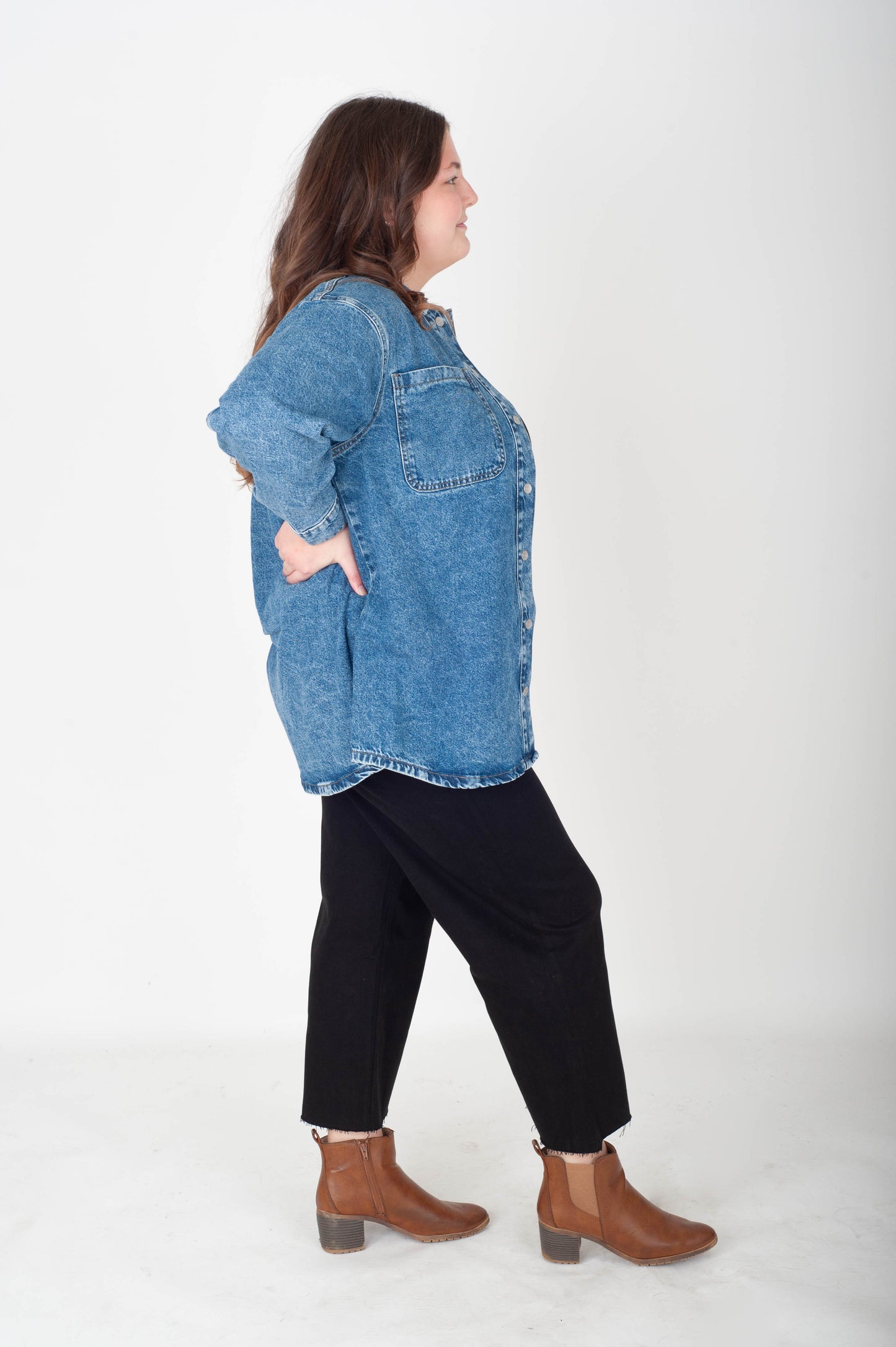 Curvy Alva Denim Jacket