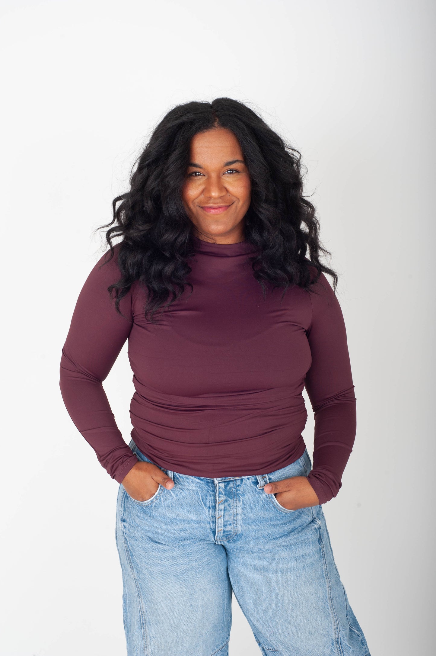 Yves Funnel Neck Top