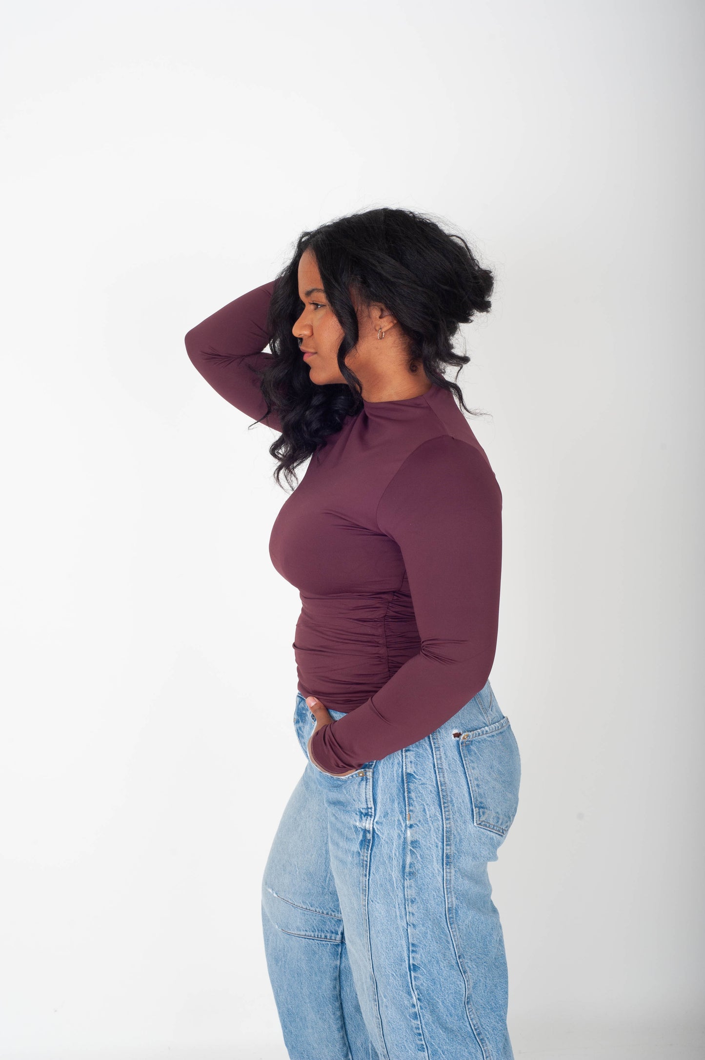 Yves Funnel Neck Top