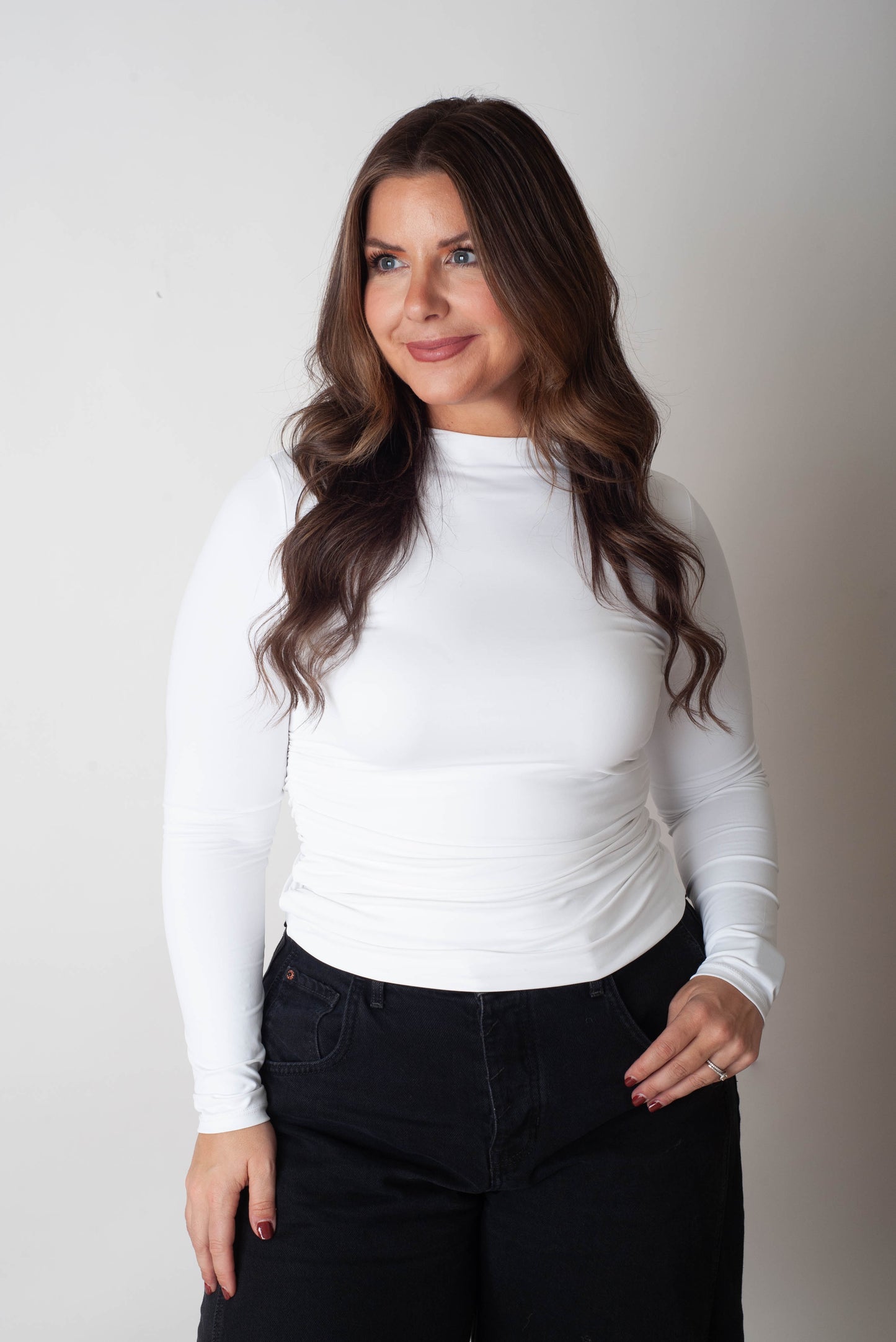 Yves Funnel Neck Top