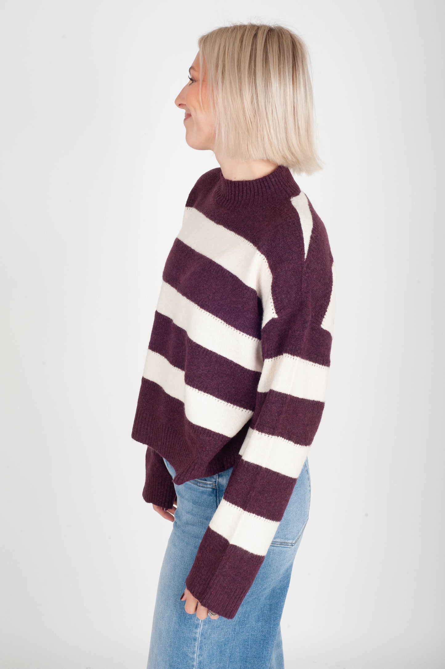 Inez High Neck Sweater