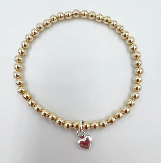 Puffy Heart Bracelet