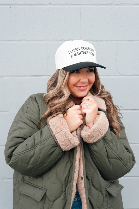 Cowboys & Martinis Embroidered Trucker Hat