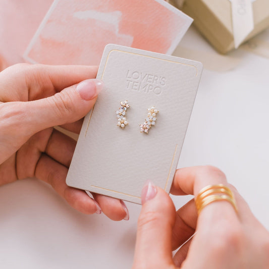 Floral Climber Earrings