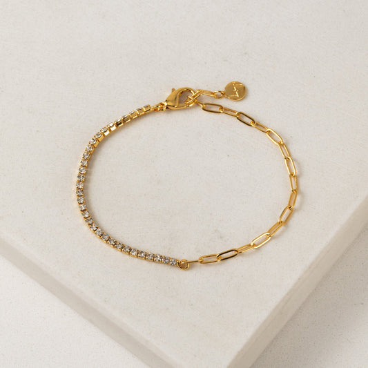 Tennis Paperclip Bracelet