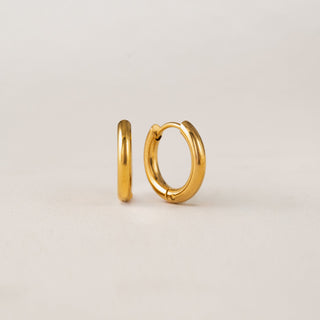 gold hoop earrings