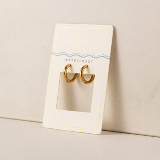 gold hoop earrings