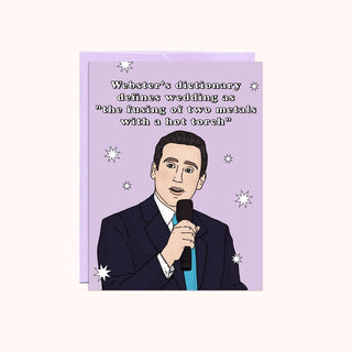 a wedding greeting card