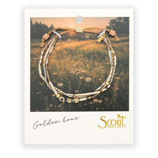 Mixed Media Bracelet | Golden Hours