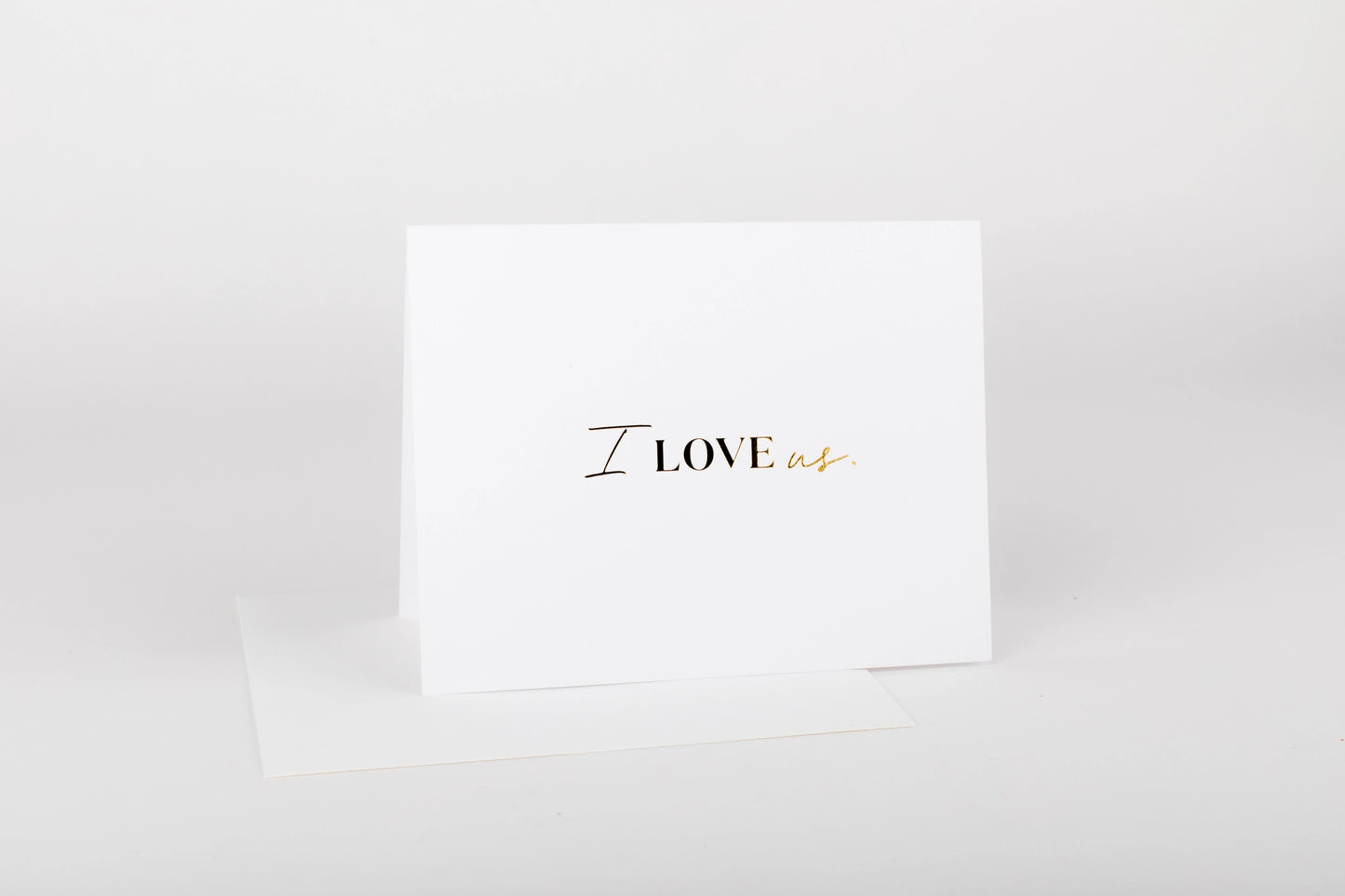 I Love Us Card