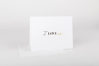 I Love Us Card