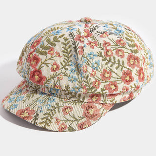Sarah Tapestry Newsboy Hat