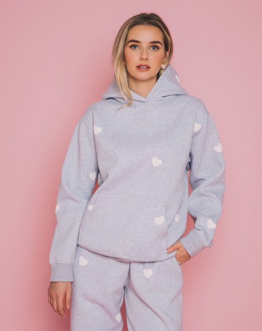 All Over Heart Core Hoodie