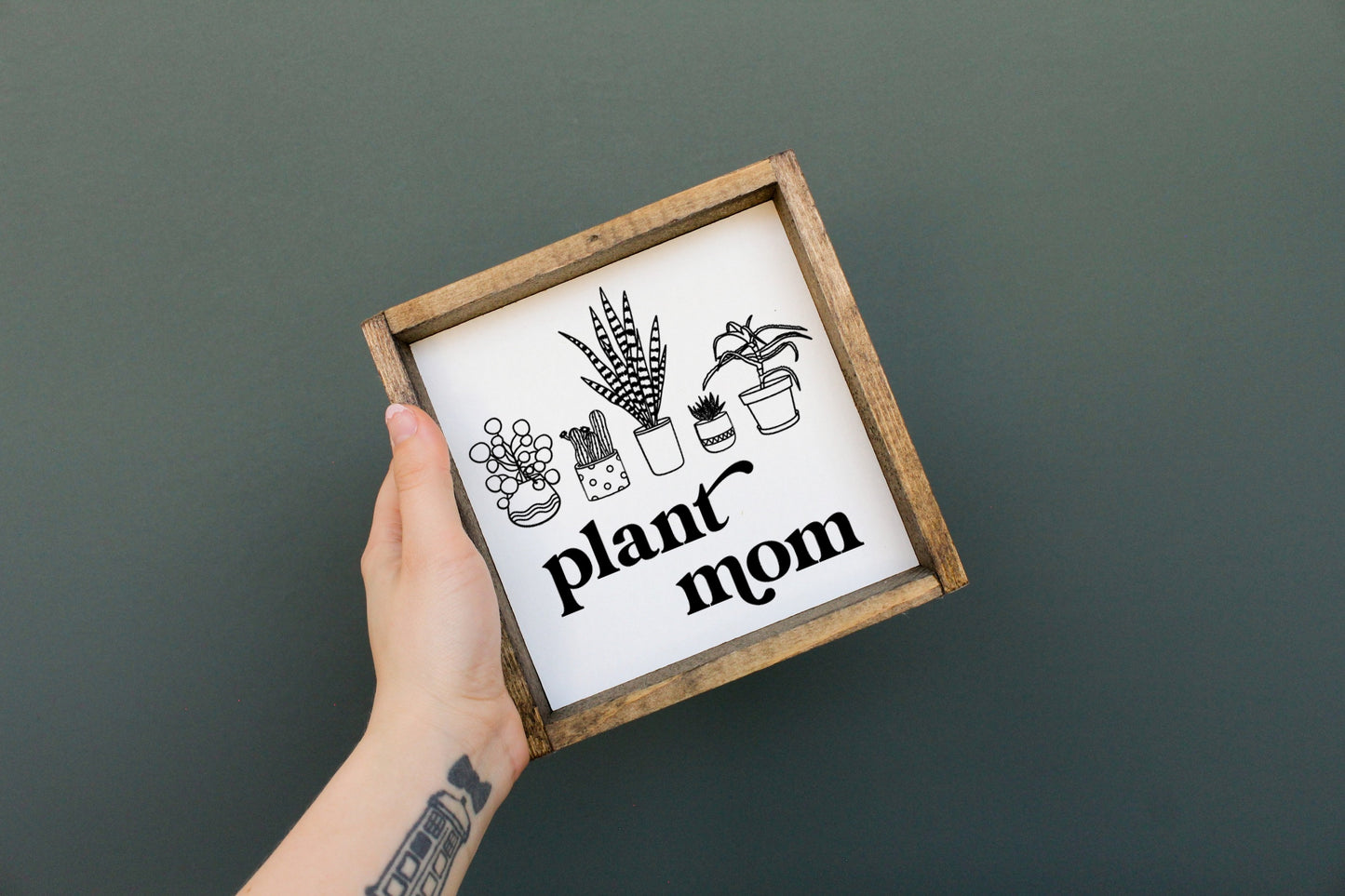 Plant Mom Mini Sign