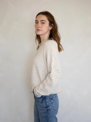Leslie Mini Striped Cardigan