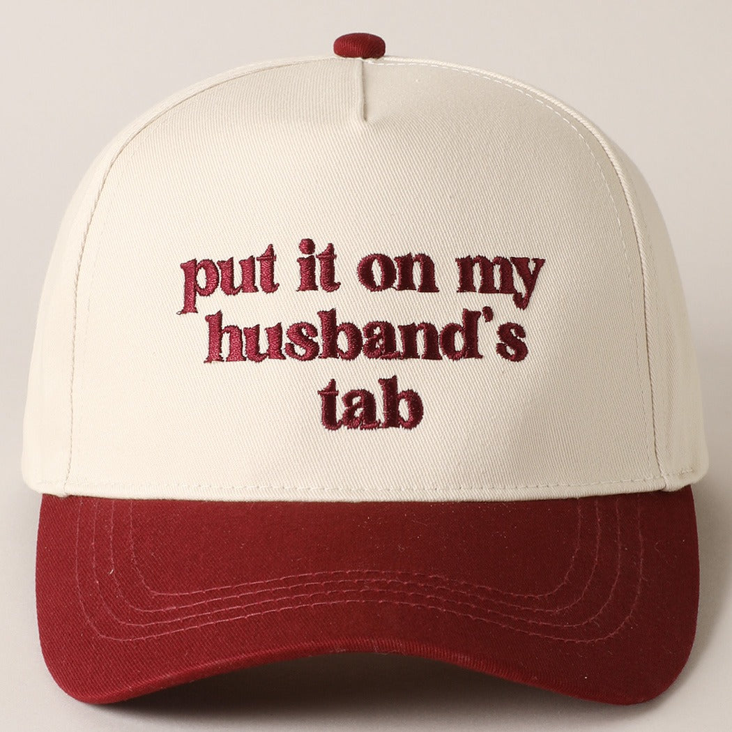 Husbands' Tab Baseball Cap