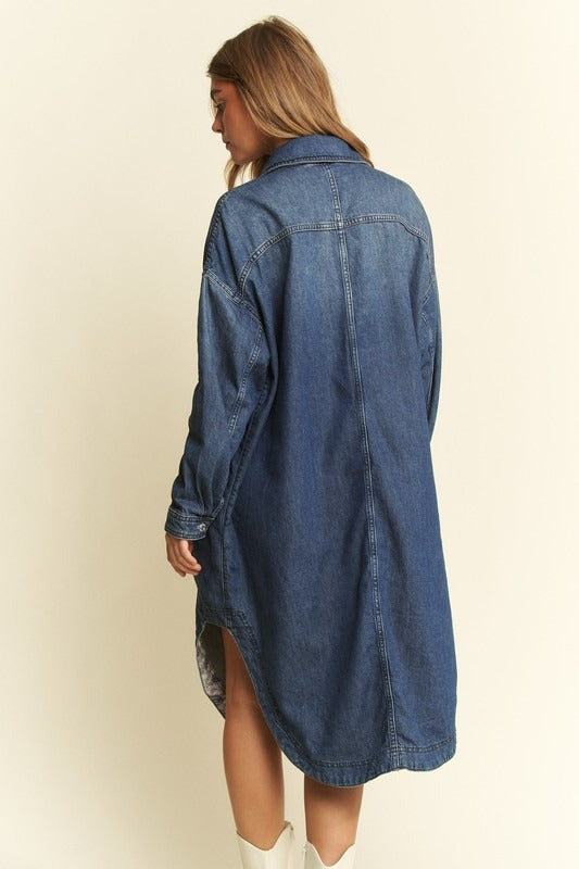 Meg Long Denim Jacket