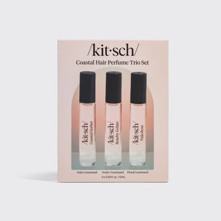 Kit-sch Coastal Hair Perfume Trio Set packaging on a white background