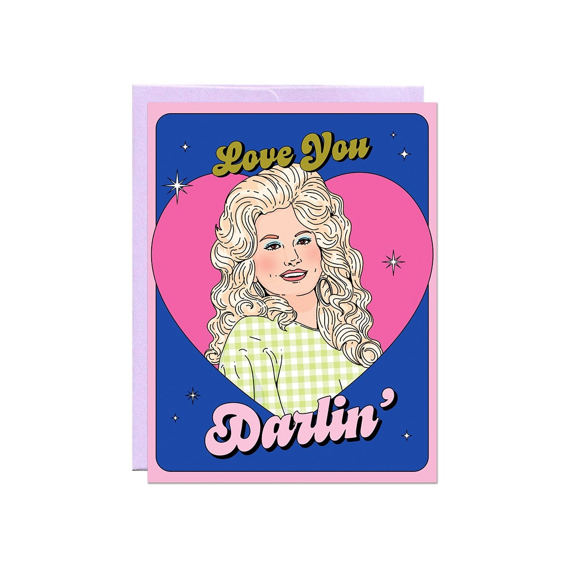 A dolly parton  Valentine's day card