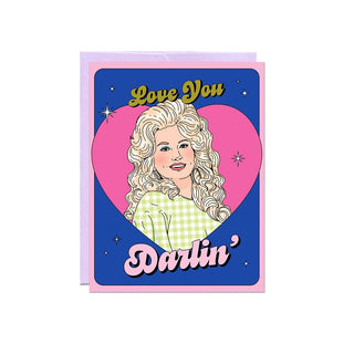 A dolly parton  Valentine's day card