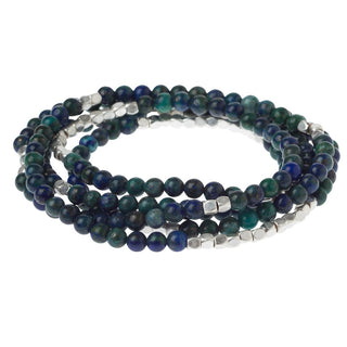 beaded crystal wrap bracelet