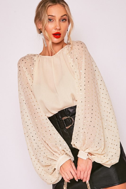 Eve Sequin Blouse