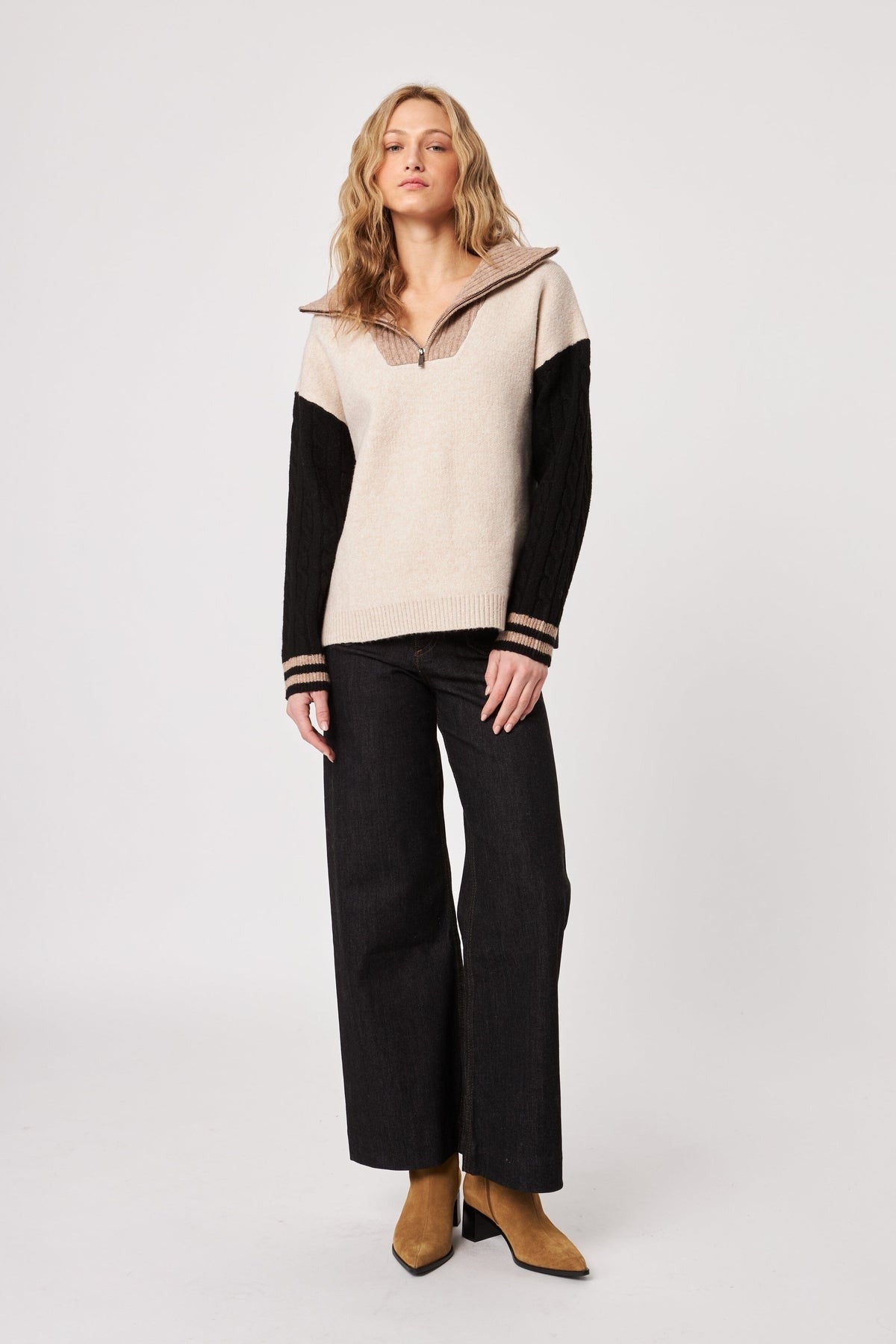 Gary Half Zip Sweater