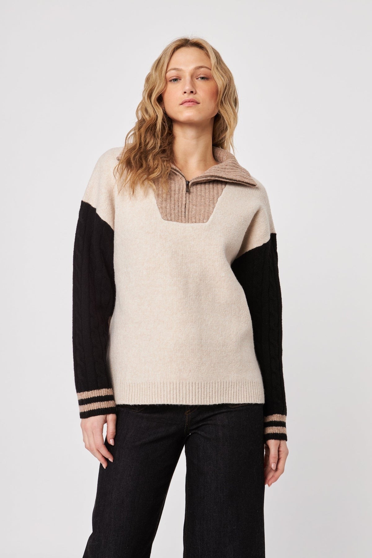 Gary Half Zip Sweater