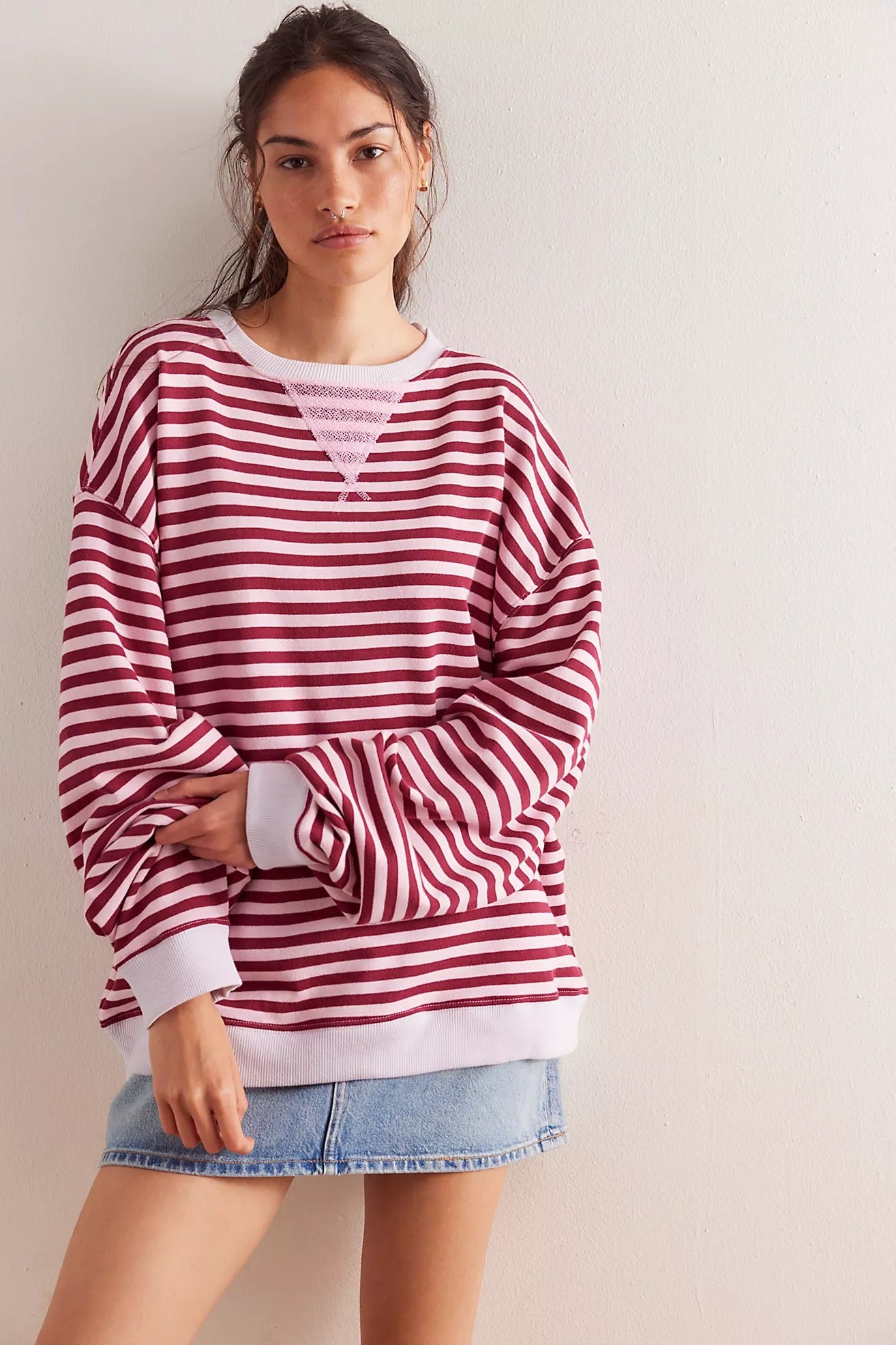 Classic Striped Crew