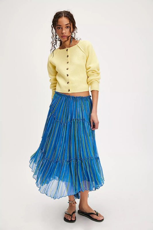 Ember Printed Midi Skirt