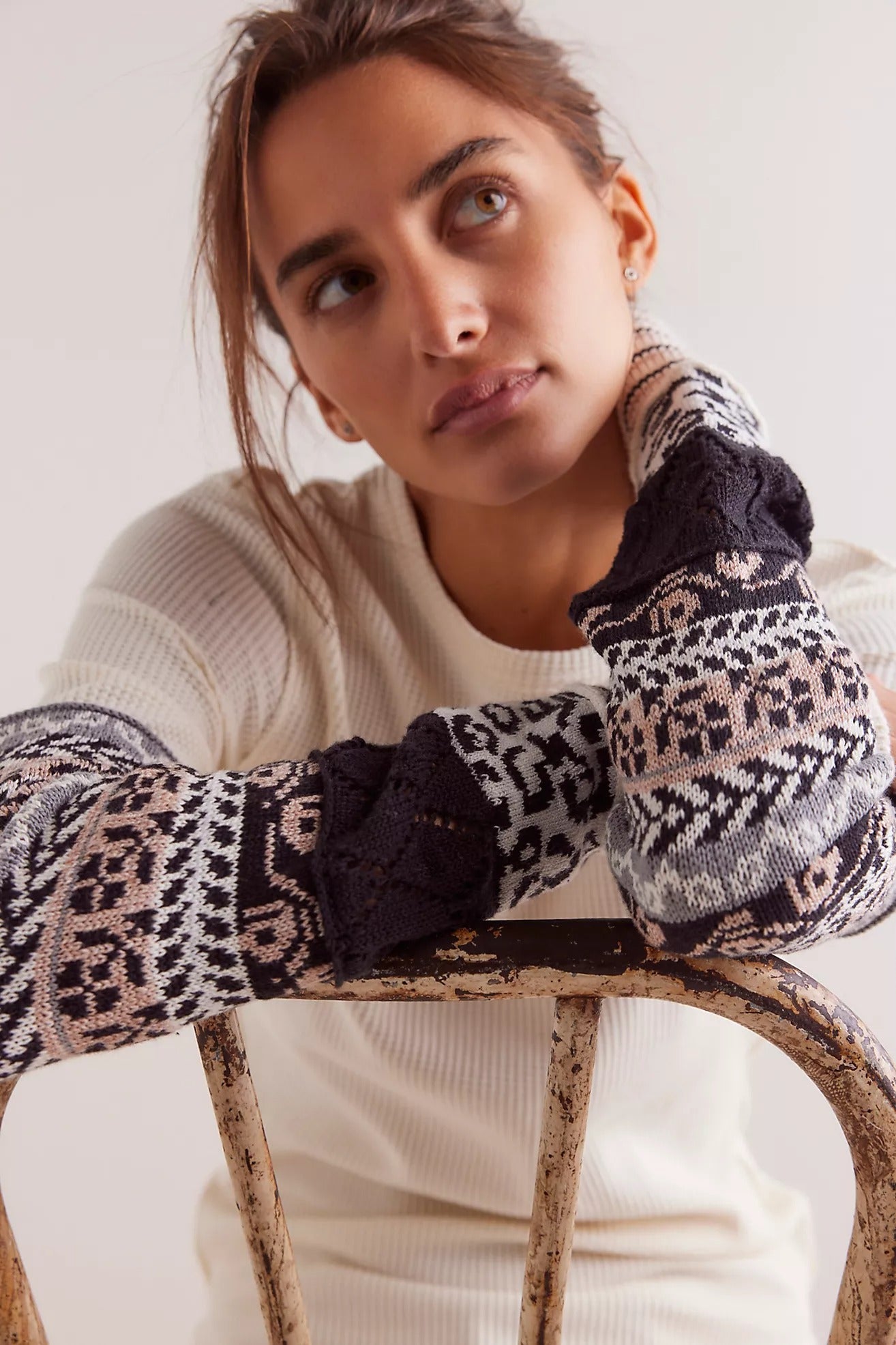 Haut à revers tout en un