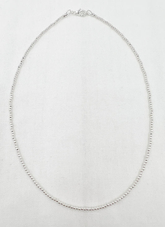 Leave On Necklace | Sterling Silver - 2mm