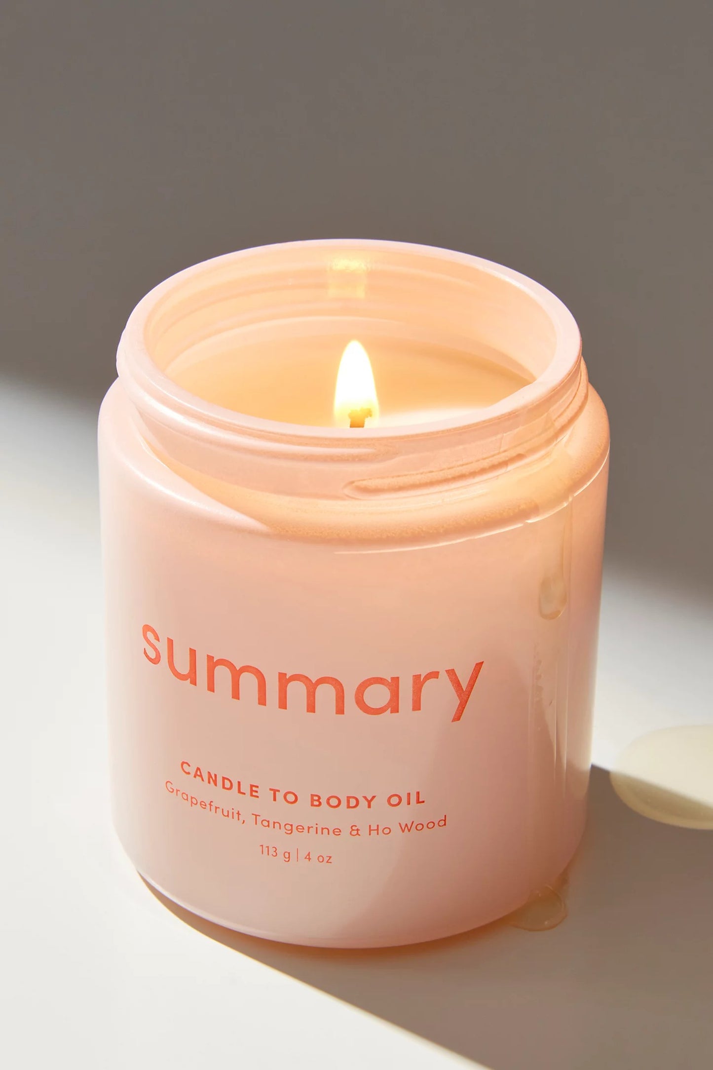 Summary Body Oil Candle