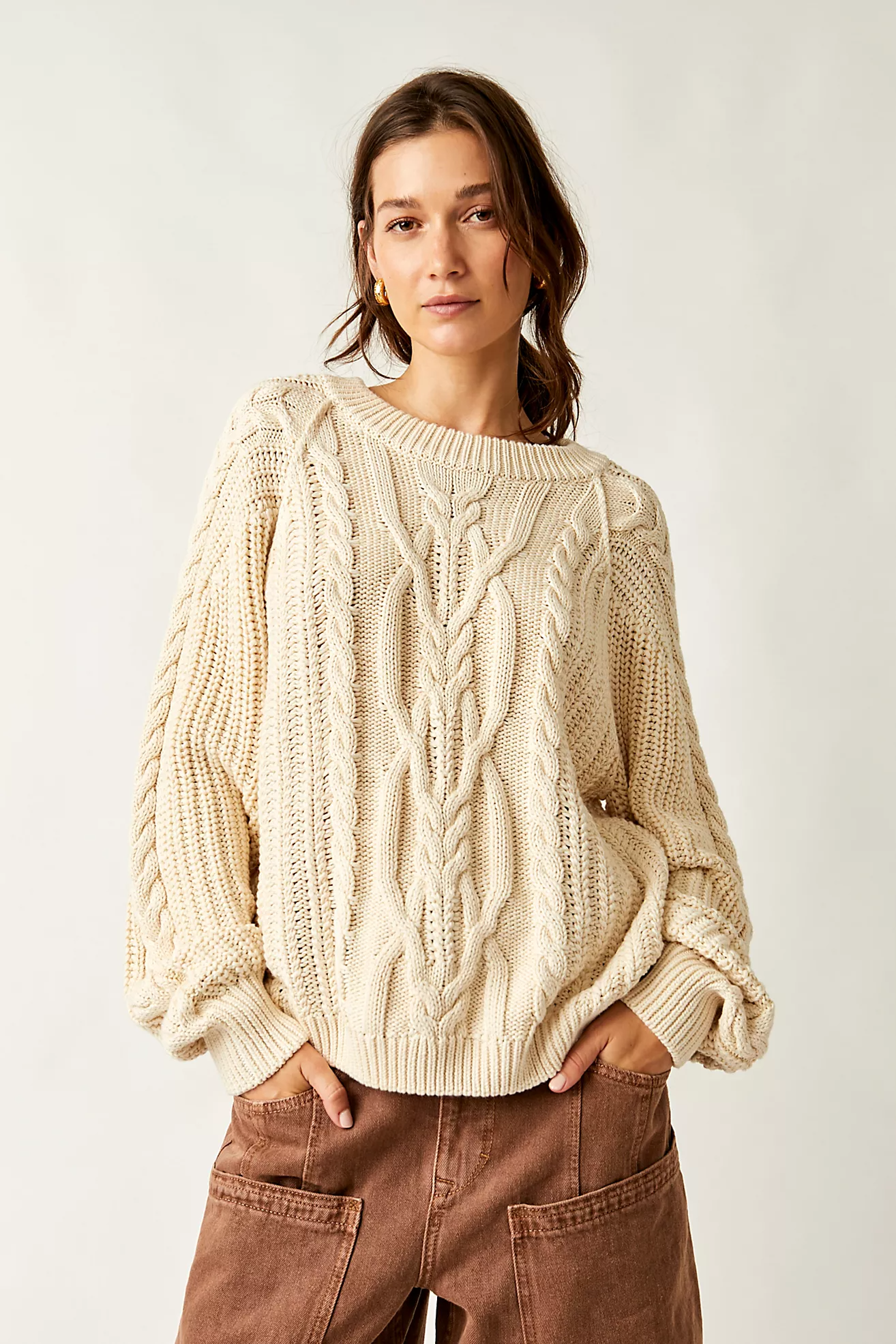 Frankie Cable knit Sweater