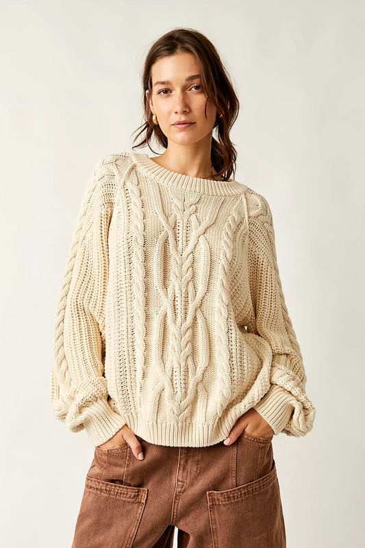 Frankie Cable knit Sweater