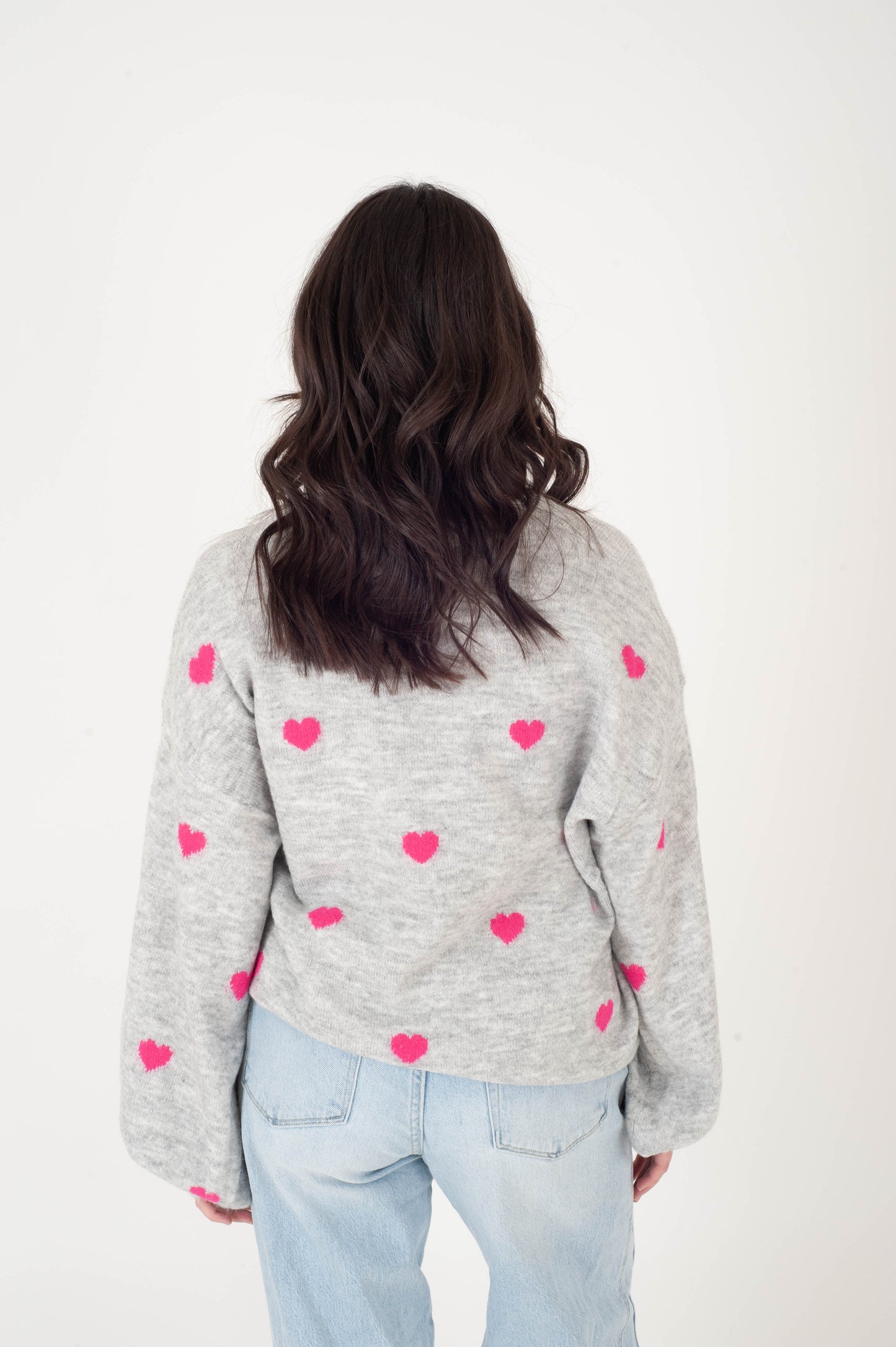 Justina Heart Sweater