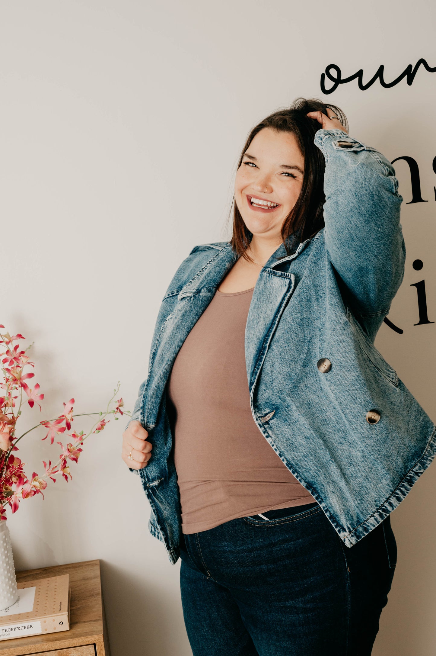 Curvy Elliot Denim Jacket