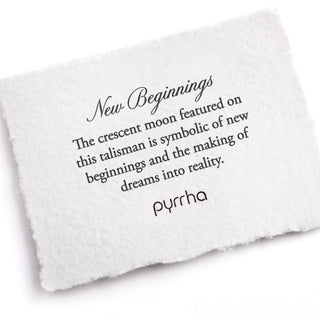 an information card about a Pyrrha Necklace