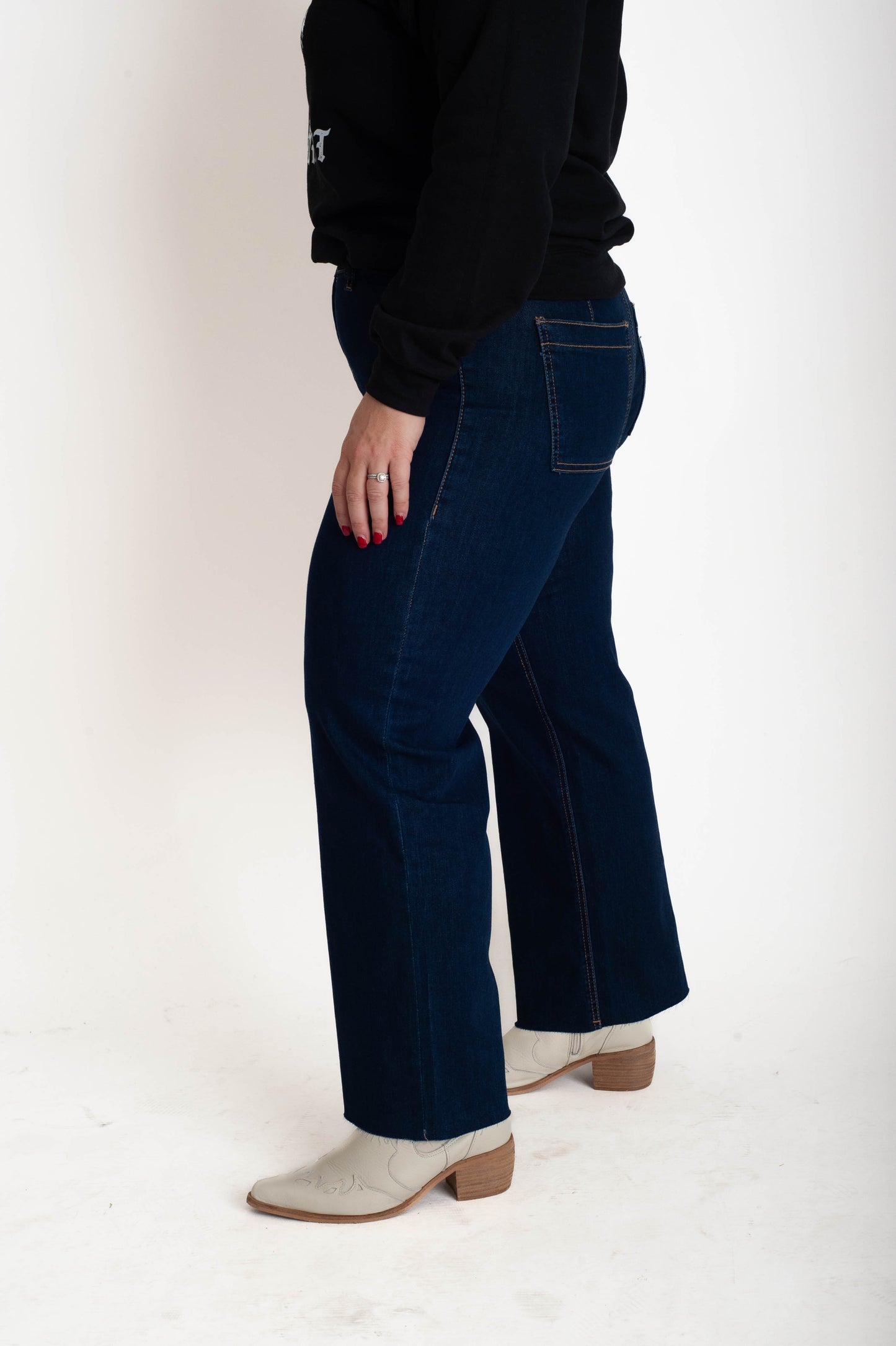 Good Genes Crop Wide Leg Jeans