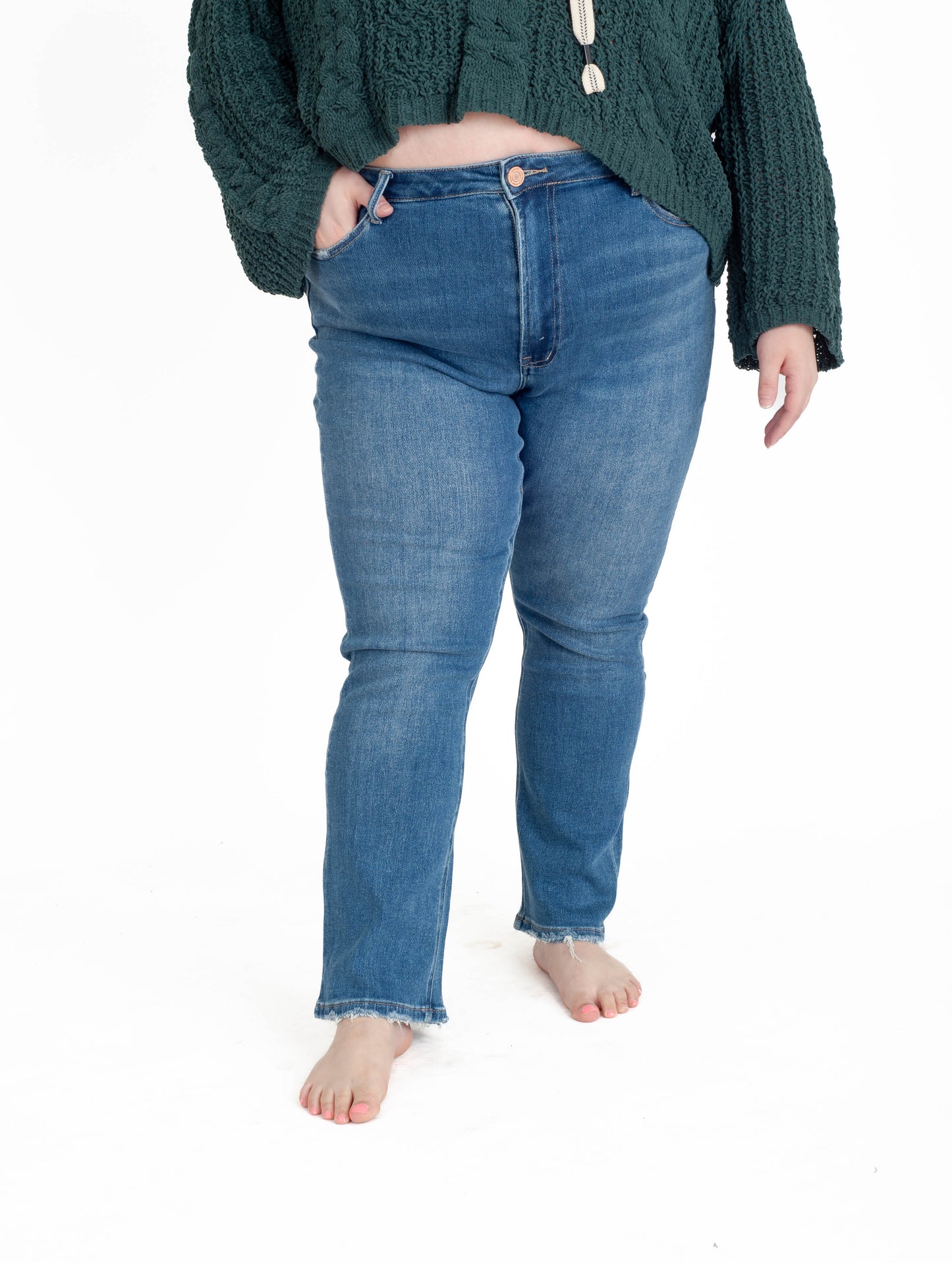 Curvy Affair Straight Leg Jeans