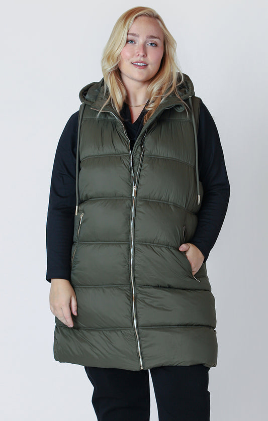 Curvy Dana Hooded Vest