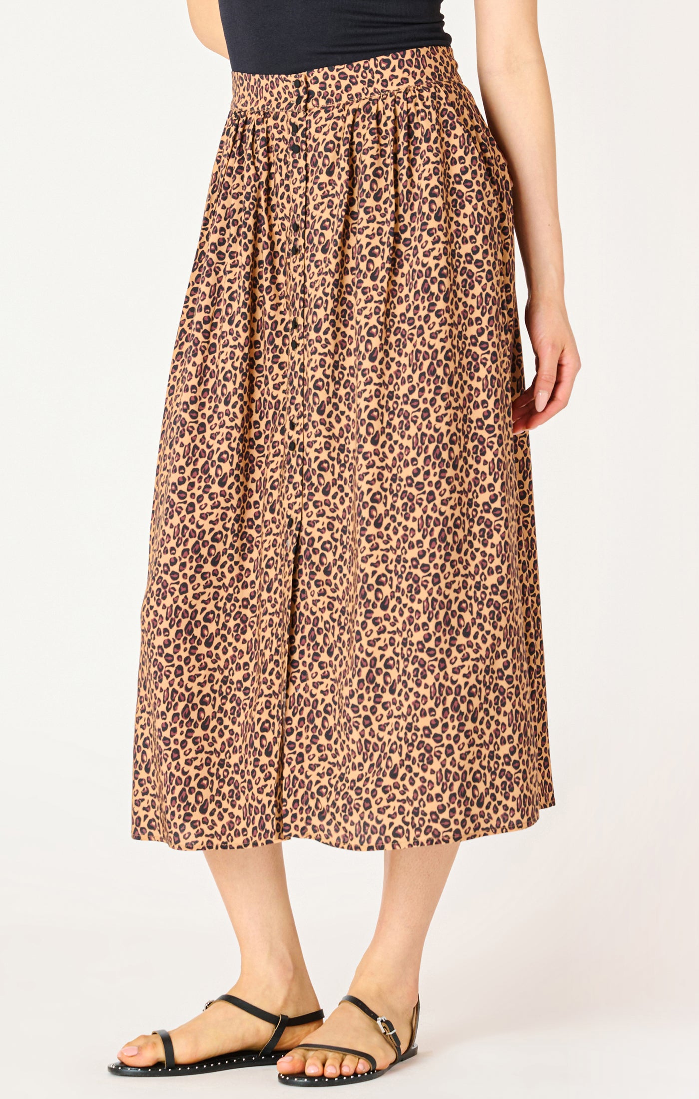 Lauren Leopard Skirt