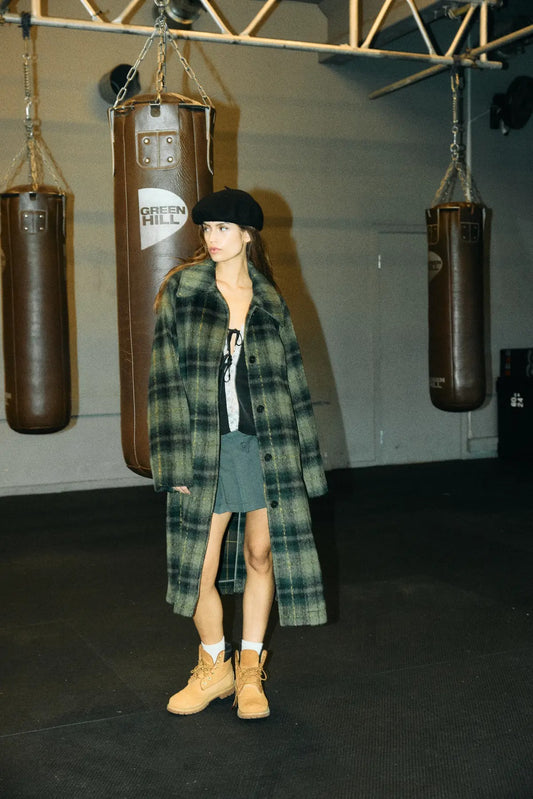 Christina Plaid Jacket