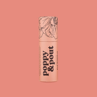 A poppy & pout lip balm. 