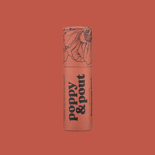 A poppy & pout lip balm. 